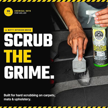 Chemical Guys, The Nifty Interior Detailing Brush 2 Pack, Soft Bristle Cleaning Tool for Car Vents, Dashboards, Steering Wheels, Door Panels, Cup Holders, Auto Interior Detail Brush Set