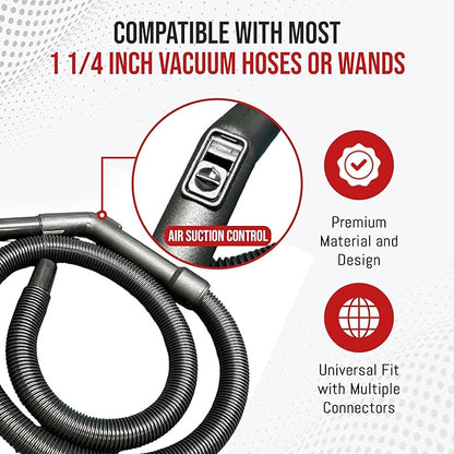 MP Maresh Products Vacuum Hose Replacement for Oreck BB Hand Held Vacuum Cleaner – Friction Fit, Compatible with Oreck Buster B for Powerful Cleaning Performance Durable 6' Hose (Black)