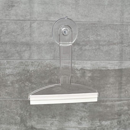8" Clear Plastic Suction Squeegee Shower Window Cleaner