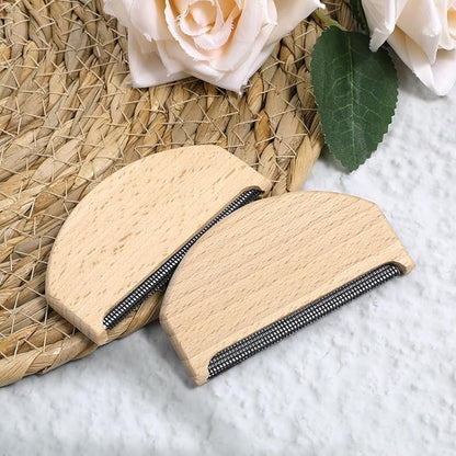 2PCS Wool Comb Sweater Pilling Comb, Manual Pilling Remover for Clothes with Pouch Lint Remover Clothing Brush Tool for Clothing Knitwear Scarves Cashmere Wool Coats Shaver