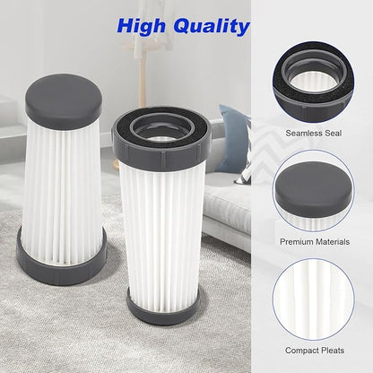 Mattress Vacuum Filters Compatible with Teant Mattress Vacuum Cleaner, Washable Hepa Filters Replacement for Teant Blue, Gray Upgrade, Pink Bed Mattress Vacuum