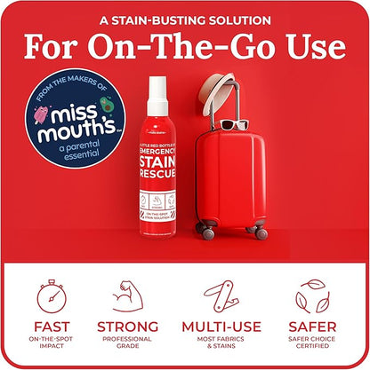 Emergency Stain Rescue Stain Remover Spray - Emergency Stain Spray for Laundry & Carpet - Upholstery & Fabric Treater - No Added Phosphates Wine & Coffee Spot Treatment - 3-Pack 4 Fl Oz Unscented
