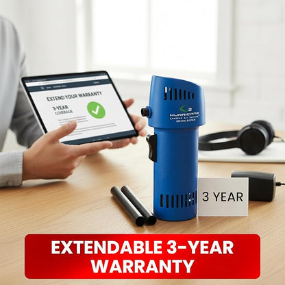 O2 Hurricane Compressed Air Duster – Powerful 200 MPH Cordless Compressed Air Cleaner, Rechargeable Mini Dust Fan Electric Blower for Computer, Keyboard, Electronics, Car Detailing Cleaning