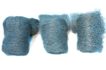 Stainless Steel Wool Pads, 6pc Assorted Pack (Fine, Medium, Coarse) - by Rogue River Tools. Made in USA! Oil Free, Won't Rust.