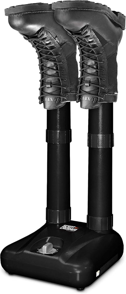Scent Crusher Halo Series Boot Dryer - Ozone Infused Boot & Equipment Dryer, Removes Odors from Shoes or Gear, Adjustable Pipes fit Tall Boots