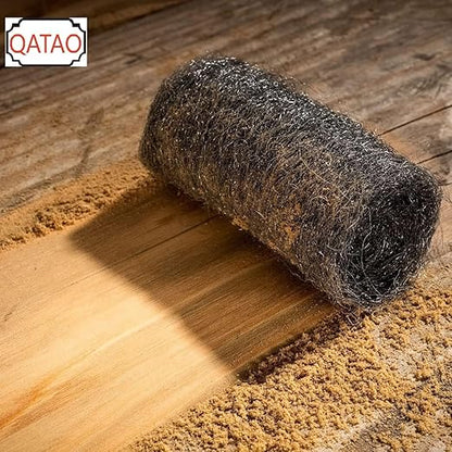 Steel Wool for Mice Control - 18 Pack Fine Grade Stainless Steel Wool for Filling Holes, Rodent Proofing & Home Protection - Metal Wool for Gaps, Wood & Metal Surfaces