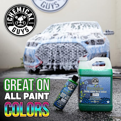 Chemical Guys CWS_110_16 Honeydew Snow Foam Car Wash Soap (Works with Foam Cannons, Foam Guns or Bucket Washes) Safe for Cars, Trucks, Motorcycles, RVs & More, 16 fl oz, Honeydew Scent