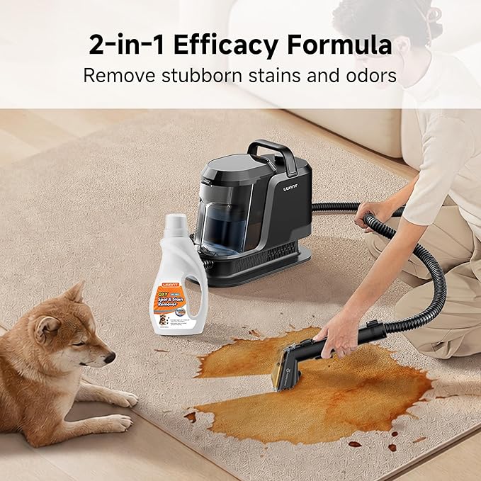 Uwant Pet Pro Oxy Carpet Cleaning Solution, Multi-Purpose Formula for Carpet Stain Removal of Pet Cleaning,Kitchen,Furniture Surface,Couch, Carpet, 33.8 Fl Oz, 1-Pack