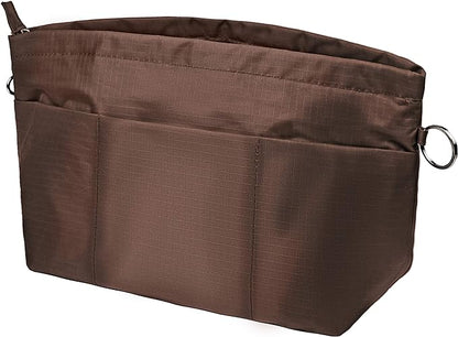 Vercord Handbag Purse Tote Pocketbook Organizer Insert Zipper Closure 11 Pockets 3 Sizes Many Colors