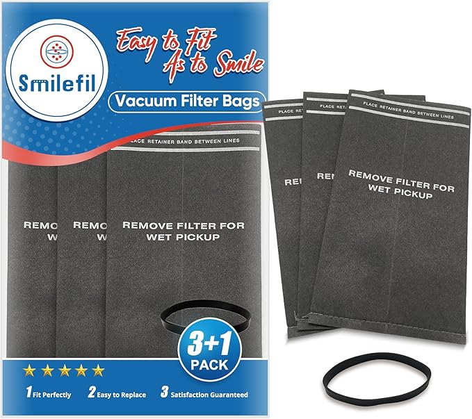 38737/CMXZVBE38737 Wet/Dry Vac Filter Bags for Craftsman 2 to 2.5 Gallon Wet/Dry Vacuums and Powerhead Bucket Vac, Part# CMXZVBE38737 / 9-38737
