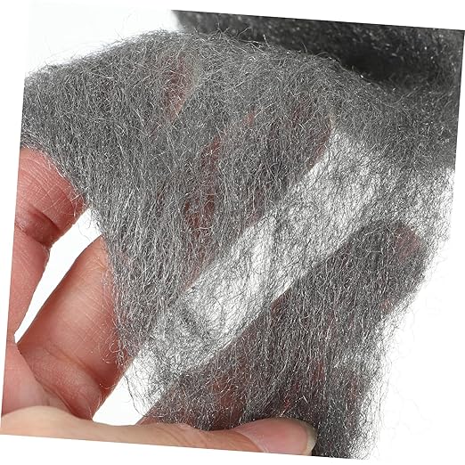 2 Rolls #0000 Steel Wool Pads Reusable Wire Wool for Cleaning Rust Removal Polishing Wood and Metal Surfaces