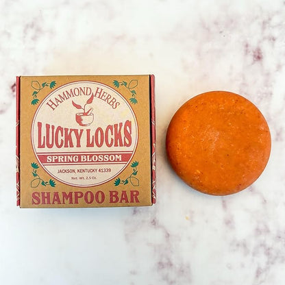 Lucky Locks | Pick Your Scent | Natural Shampoo Bar | Zero Waste Hair Care | Sulfate Free (Spring Blossom)