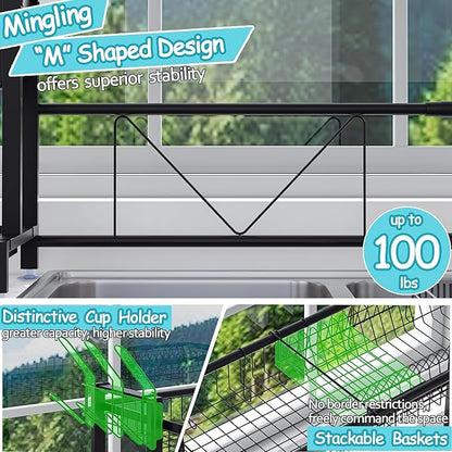 Over the Sink Dish Drying Drainer Rack - Height & Width Adjustable Large Capacity Stainless Steel Kitchen Storage Organization Plate Strainers Above Kitchen Counter (W24.4-38.2" ~ H17.7-22.1" Black)