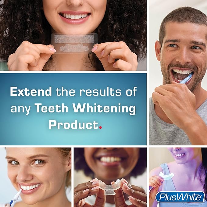 Plus White Stain Guard Post Whitening Stain Rinse - Protects Against Smoking, Wine, & Coffee - Dentist Recommended Whitening Teeth Rinse (6 oz, Pack of 2)