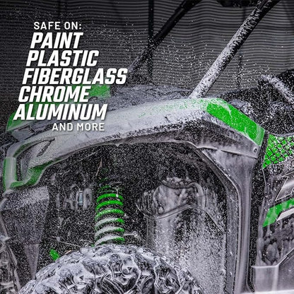 Slick Products Off-Road Wash (64 oz.) + Pressure Washer Foam Cannon Bundle – Super Concentrated ATV, UTV, Dirt Bike, Jeep & Truck Wash Foam Shampoo for Heavy Mud and Dirt