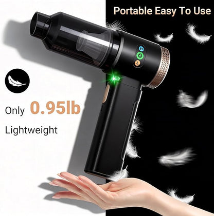 Portable Car Vacuum Cordless 18000PA High Power Handheld Vacuum Cleaner for Car, Mini Cordless Rechargeable Vacuum for Car Interior, Truck, Desktop, Home, Ultimate Car Accessories Tech Gift for Men