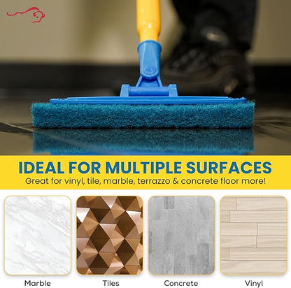 KLEEN HANDLER Medium Cleaning Pad | Medium Duty Scrub, Eco-Friendly, General Cleaning