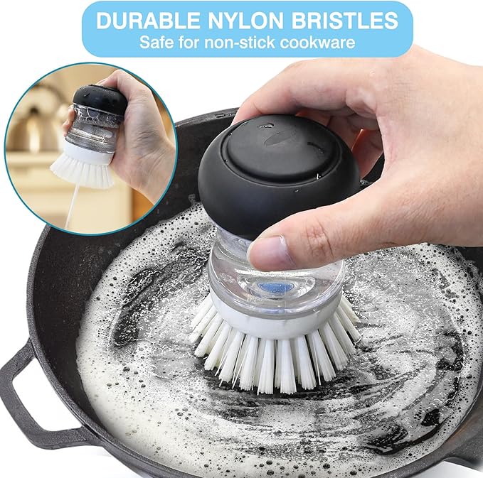Palm Brush Refills for OXO Soap Dispensing Palm Brush, 8 Pack Palm Brush Replacement Head