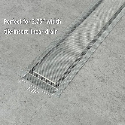 Neodrain 1 PCS Linear Shower Drain Hair Catcher, 3.5" X33FT, for Neodrain 2.75" Width Tile-Drain/Linear Drain