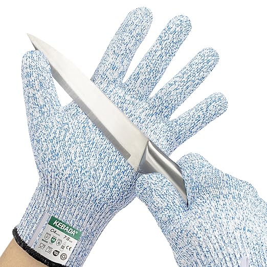 Kebada Cut Resistant Gloves, Food Grade Cut Proof Gloves for Kitchen, ANSI A4 Safety Protection, Ideal for Chef's Work, X-Large