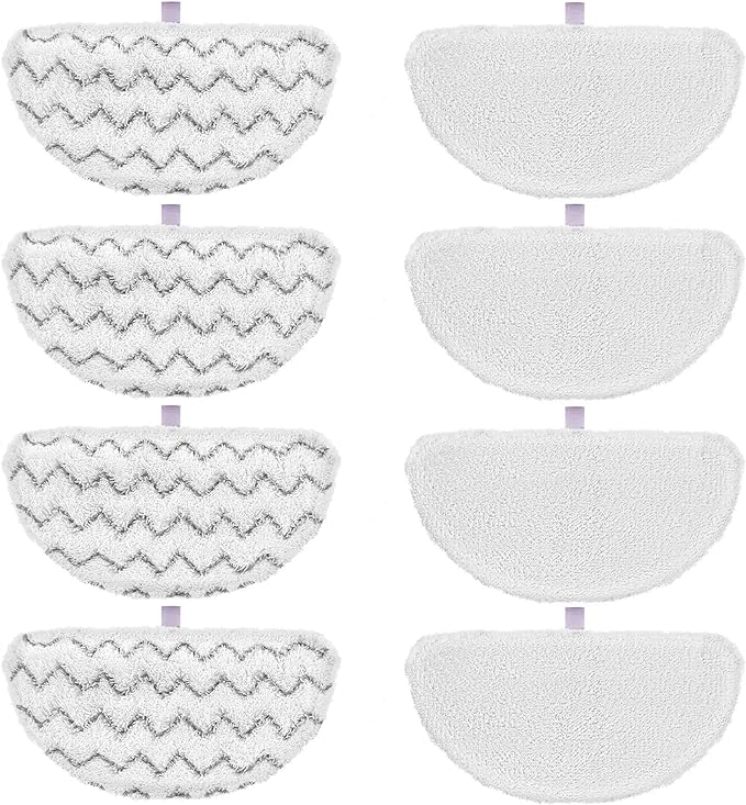 iSingo 1940 for Bissell Steam Mop Pads for Bissell PowerFresh Steam Mop 1806 1544 1440 2075A 2685A 1940W,19404 Series, Replacement Part #5938#203-2633, 8 Pack