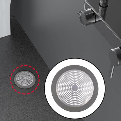 2 Pcs Shower Drain Hair Catcher 5.7"x5.7" Stainless Steel Shower Drain Cover Easy to Clean for Bathroom