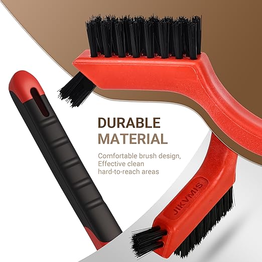 12 Pieces Nylon Brush Set, Nylon bristles for Cleaning Welding Slag and Rust,Scratch Brush with Mini Head & Hanging Hole for Everyday Cleaning