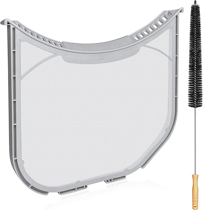 ADQ566564 Lint Filter Replacement for LG and Kenmore Dryers, New Version ADQ566564 Filter (Bottom with Notches), Ultra Durable Lint Screen Trap with Dryer Vent Lint Brush