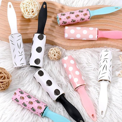 12 PCS Mini Lint Roller 360 Sheets Rollers for Pet Hair Extra Sticky Travel Size Pet Hair Remover Compact Lint Roller for Clothes Portable Sticky Remover Dust Furniture Car Seat Gift Bags