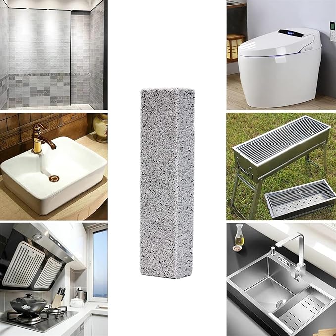 Pumice Stone Toilet Cleaning Bowl Stick,Remove Toilet Bowl Hard Water Rings,Calcium Buildup and Rust Suitable for Cleaning Toilet Bathroom,Kitchen Sink,BBQ Oven Grill,Pools,Spas,20 Pcs
