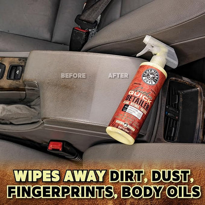 Chemical Guys Leather Quick Detailer for Car Interiors, Furniture, Apparel, Shoes, Sneakers, Boots, and More (Works on Natural, Synthetic, Pleather, Faux Leather and More), 32 fl oz