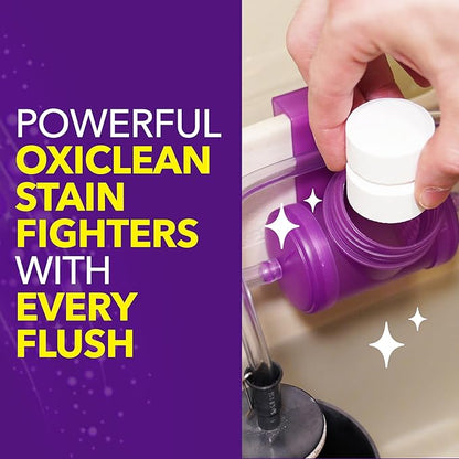 Kaboom Scrub Free! Toilet Bowl Cleaner System with 2 Refills
