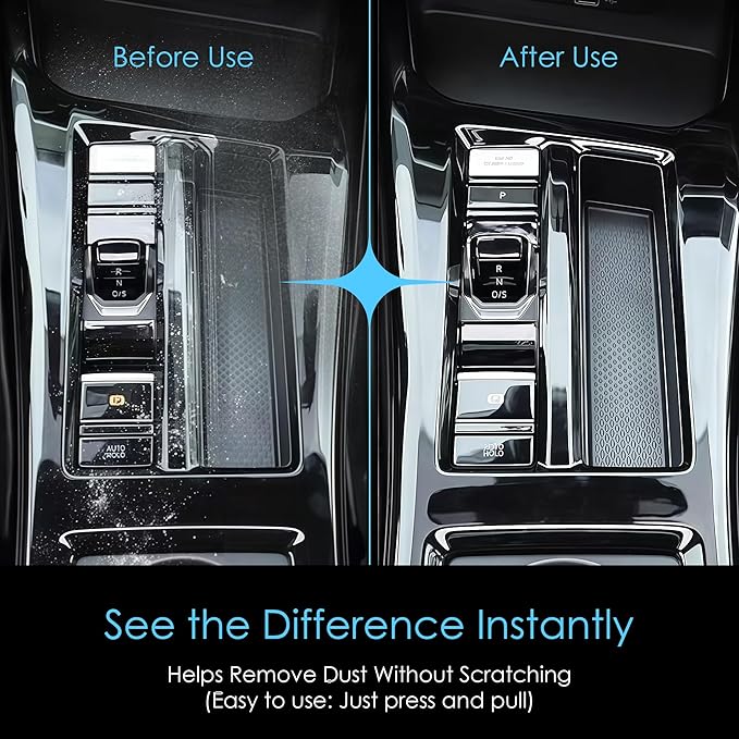 Car Cleaning Gel Putty for Car Interior Detailing | Reusable Dust Cleaning Slime for Air Vents, Dashboard, Cup Holders, Keyboard & AC Vent Cleaner | Non-Sticky No Residue Gel (Blueberry Scent)