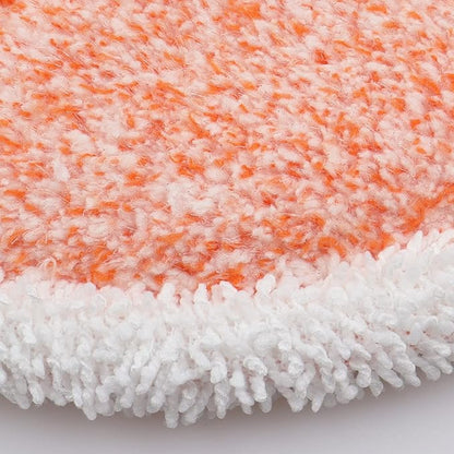 Electric Mop Pads, 7.28in Round Heavy Scrub Pads, Spin Mop Pads for Floor Cleaning (4 Pack)