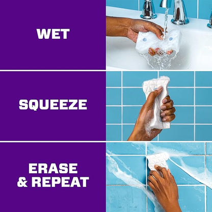Mr. Clean Magic Eraser Foaming Sponge | Ultra Foamy | Cuts Through Grease | Fresh Scented | 5 Count, Pack of 4
