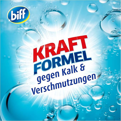 Biff Bad Total Hygienic Fresh Bathroom Cleaner (750 ml), Bathroom Cleaner Against Limescale & Dirt, Spray Bottle, Limescale Remover for All Surfaces and Hygienic Cleanliness Throughout the Bathroom