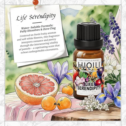 HIQILI Life Serendipity Diffuser Oil for Home Diffusers, Inspired by Chane. Chance, DIY Women Perfume, Room Sprays, Long Lasting - 0.34 Fl Oz
