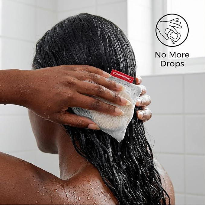 ZOMCHI Mesh Soap Saver Bags, Soap Holder Pouch for Shower, Body & Shampoo Bars, Travel Pouch Bag with Hanging Loop (3 Pack, Gray)