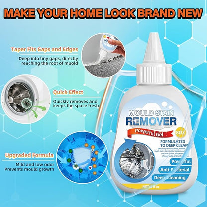 Home Remover Gel, Deep Cleaning Cleaner Gel for Washing Machine, Bathroom, Kitchen Tile Seam Refrigerator Door Seal Household Sinks Cleaning Grout Cleaner
