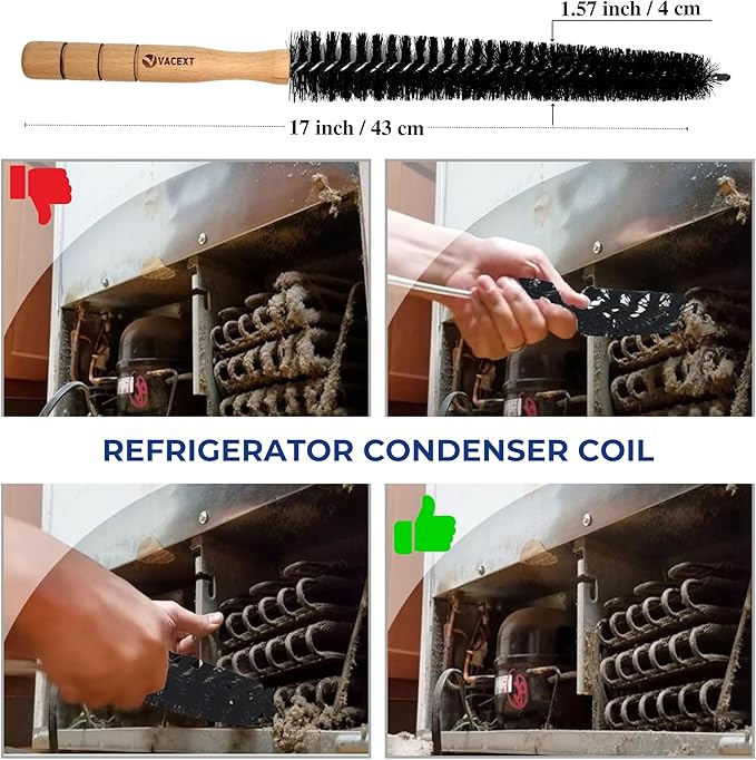 Dryer Lint Brush Vent Cleaner Extra Long Flexible – Dryer Vent Cleaner Brush & Lint Trap Removal Tool, Lint Brush for Dryer, Dryer Lint Trap Brush, Dryer Vent Cleaning Kit for Home