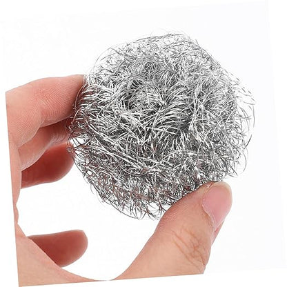 Alipis Stainless Steel Kitchen Cleaning Balls Scourers for Pots Pans Dishes Dish of High Scrubbing Pads for Thorough Kitchen Cleanliness