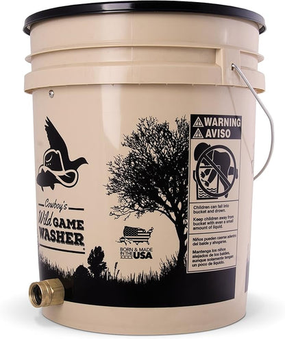 The Cowboy's Original 5 Gallon Game Washer Bucket