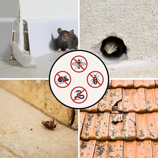 Steel Wool for Mice Control Mesh Rodent Control Kit 1 Pack Rustproof Mesh Roll and 0000 Steel Wool Mouse Hole Filler with Gloves, Scissors for House Garden Home Garage(5in X 14.8ft)