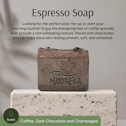 Marbela Cosmetics Handmade Soap - Espresso - Soap Bar 3.5 oz