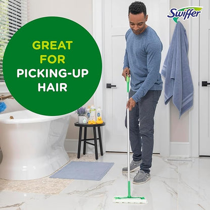 Swiffer Sweep + Mop, Dry Pads Refill, Floor Cleaner for Dirt, Dust, Hair, Cleaning Cloths for Mopping Home, Bathroom, Kitchen, Dust Mop, Floor Duster, Lavender, 52ct (Pack of 3)