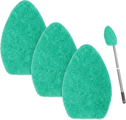 3 Pack tub and Tile Scrubber Replacement-Compatible with Scotch Brite tub and Tile Scrubber Refill. (Green)