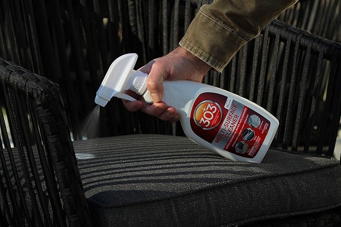 303 Products Multi-Surface Cleaner Spray, Residue-Free Cleaning for Vinyl, Fabric, Plastic & More – Safe on All Water-Safe Surfaces, Sunbrella Recommended, 16 oz (6 Pack)