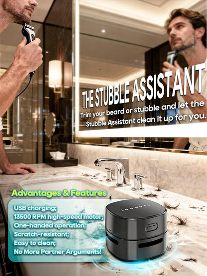 IGOKOTI White Elephant Gifts: Desk Vacuum Cleaner Mini,Counter Vacuum,Tabletop Vacuum Cleaner USB Rechager, Cordless Energy Saving Design