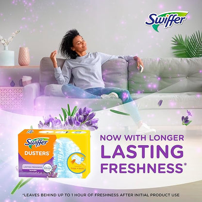 Swiffer Dusters Multi-Surface Duster Refills, Lavender Scent, 10 Count (Pack of 4)