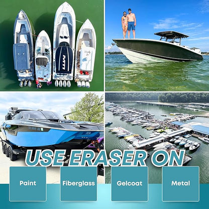 AquaClean ERASER: Professional-Grade Hard Water Spot Remover - Stubborn Stains, Mineral Deposits, and Calcium Buildup - Restore Shine and Clarity - 16oz Bottle